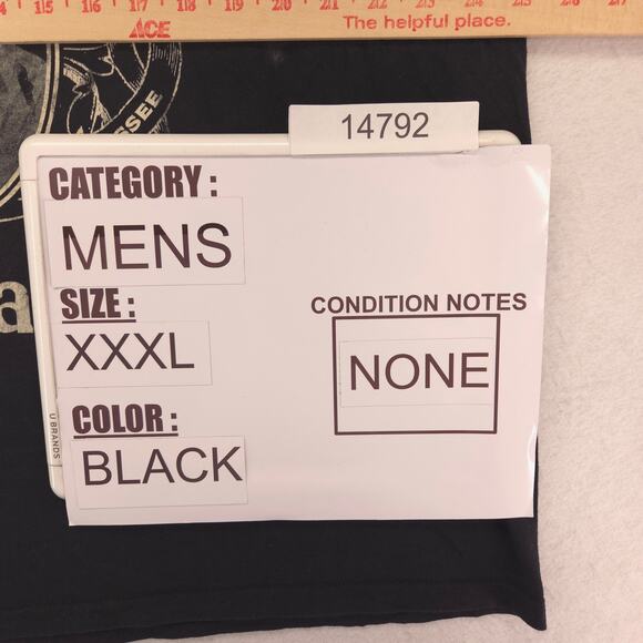 Johnny Cash Band Crew Neck Short Sleeve Graphic Shirt Mens Size 3XL Black - Picture 8 of 9